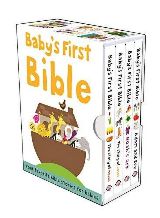 Bible Stories: Baby'S First Bible Boxed Set : the Story of Moses, the Story of Jesus, Noah'S Ark, and Adam and Eve (Multiple Copy Pack)