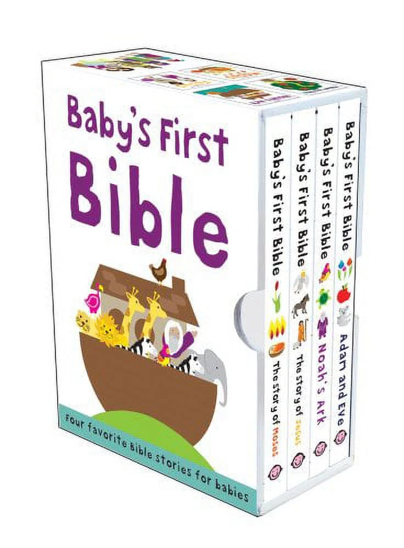 Bible Stories: Baby'S First Bible Boxed Set : the Story of Moses, the Story of Jesus, Noah'S Ark, and Adam and Eve (Multiple Copy Pack)